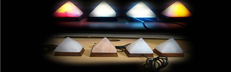 USB Pyramid Salt Lamp