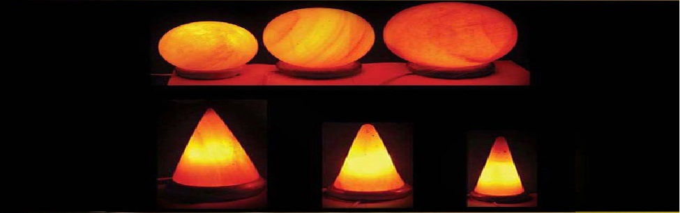 Salt Lamps Round & Cone